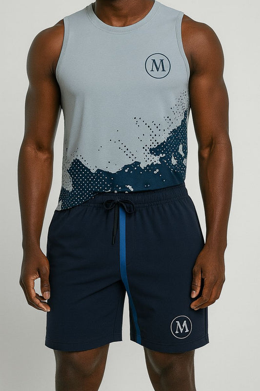Maison Alure Men’s Legacy Activewear Set – Tank & Shorts